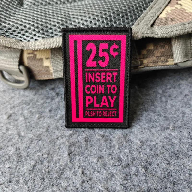 2026 Neues Patch, Einsatz-Morale-Abzeichen mit Münzdesign, für Kleidung, Hüte, Rucksäcke usw., Klettverschluss