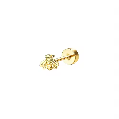 Bobisty 1pc Earrings Surgical Stainless Steel Earrings for Women Dainty Flat Back Earring Stud Hoop Cartilage for Sensitive Ears - Image 11