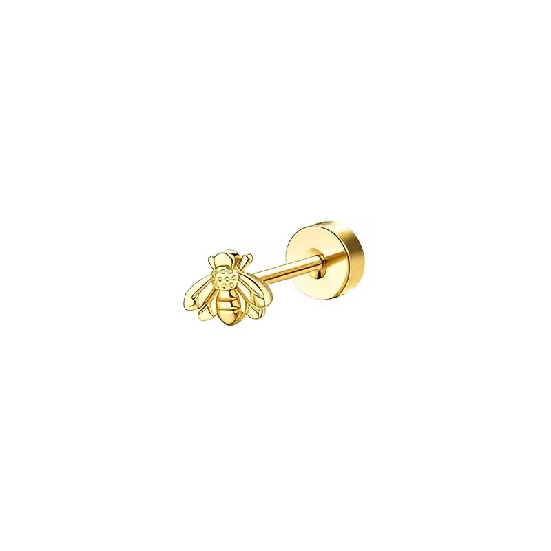 Bobisty 1pc Earrings Surgical Stainless Steel Earrings for Women Dainty Flat Back Earring Stud Hoop Cartilage for Sensitive Ears - Image 11