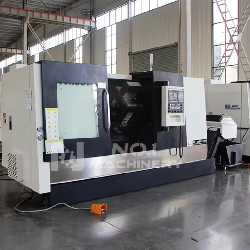 TCK56Y High Speed Precision Lathes 8-inch Hydraulic Chuck With GSK System Cnc Lathe Machine