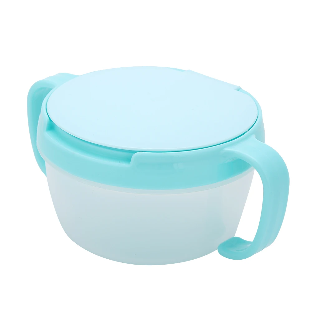 Baby Food Bowl Dual Handle Snack Container Spill Proof Food Bowl Food Grade PP EVA Infant Feeding Supplies
