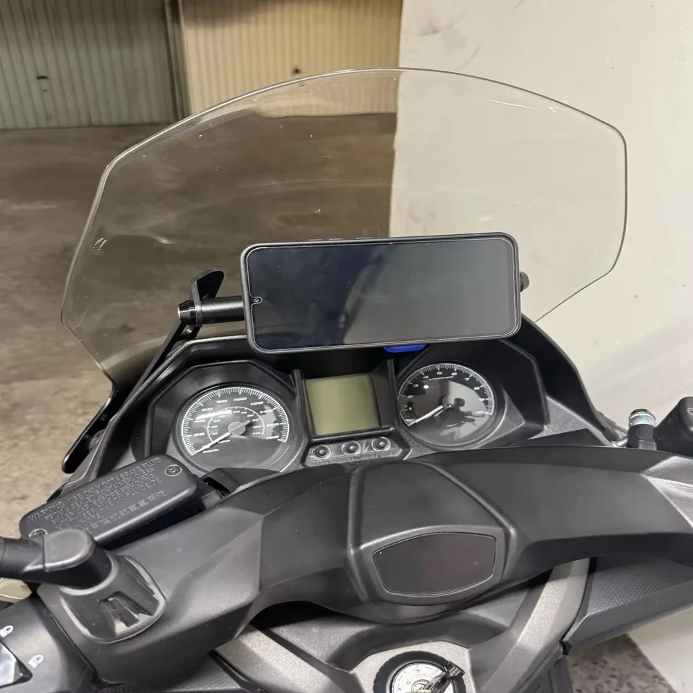 For KYMCO 350 300i Xciting 250 400 S400 Navigation Bracket Motorcycle Mobile Phone GPS Holder Stand Device Adapter 22MM Bracket