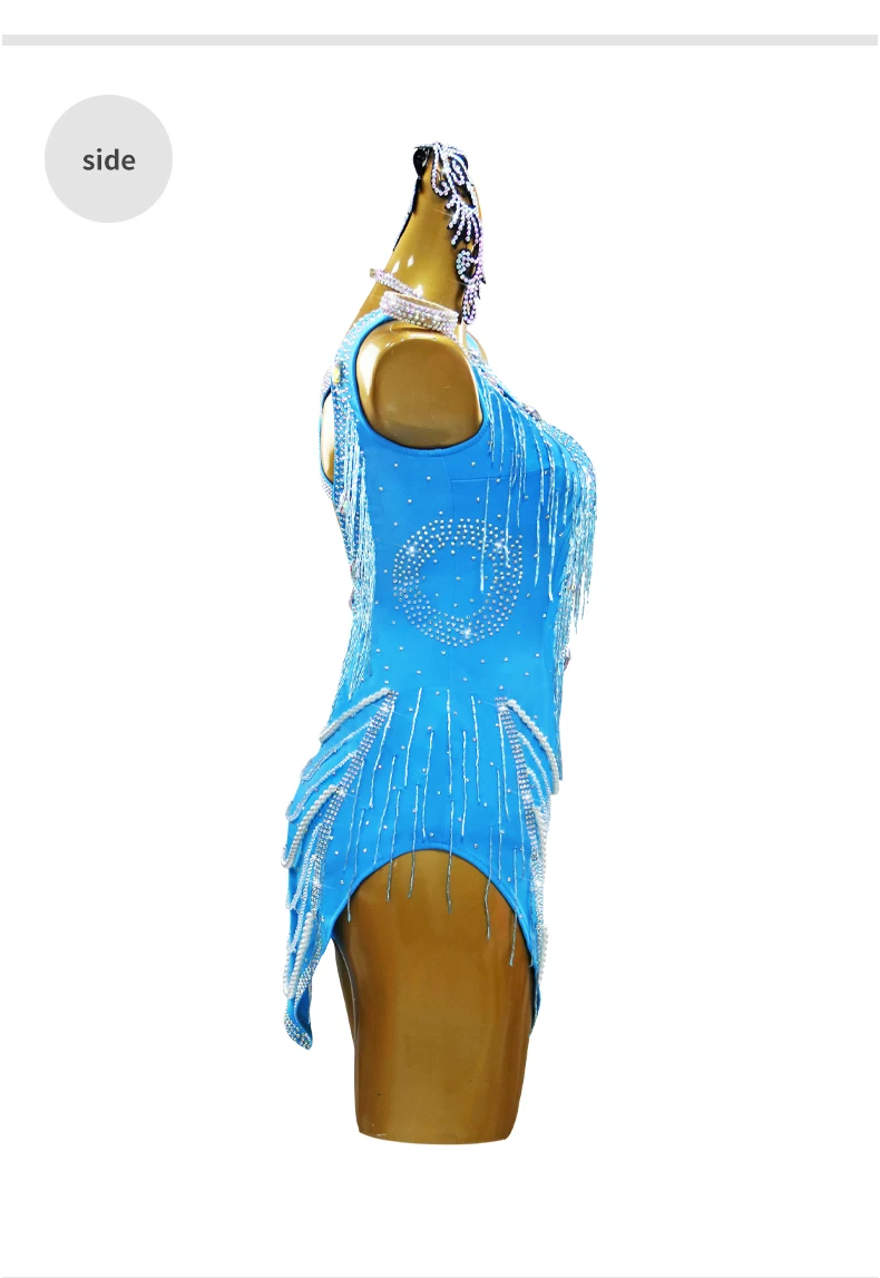 Neue Lateinamerikanische Tanzoutfits Wettbewerbsanzug Elegantes Partykleid 2026 Strass-Kleidung Mädchen Sexy Abend- und Übungskostüme – Detail 9