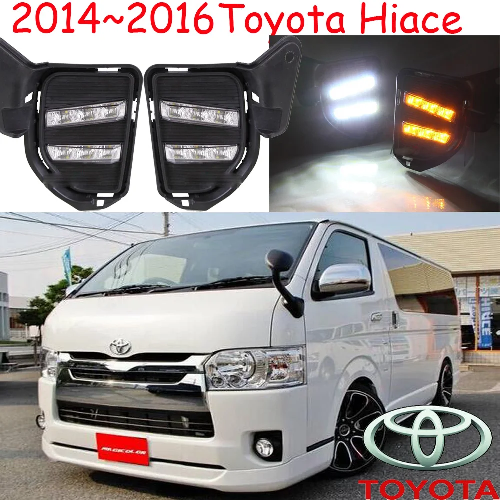 car accessories,Hiace daytime light,2014 2015 2016 2017 2018 ,hiace bumper light,auris,ch-r,LED,Hiace fog light,car styling