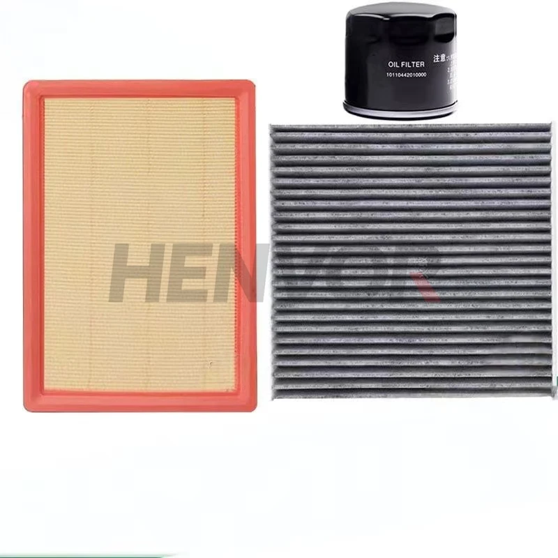 

3pcs Filter Set For Trumpchi GA4 1.3T 1.5L GS3 GS4 GS5 Enigne Cabin Air Oil Filter 2010005ASV0000 8105005BAFS060 10110442010000