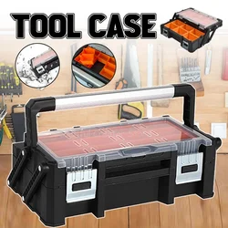 Portable Parts Storage Box Hardware Screws Tool Box Multi-grid Tool Organizer Box Plastic Tool box Arrangement garage storage