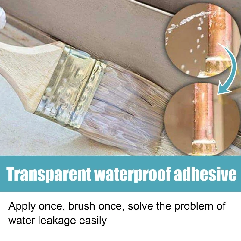Agente invisible impermeable resistente a fugas para reparar techo pared