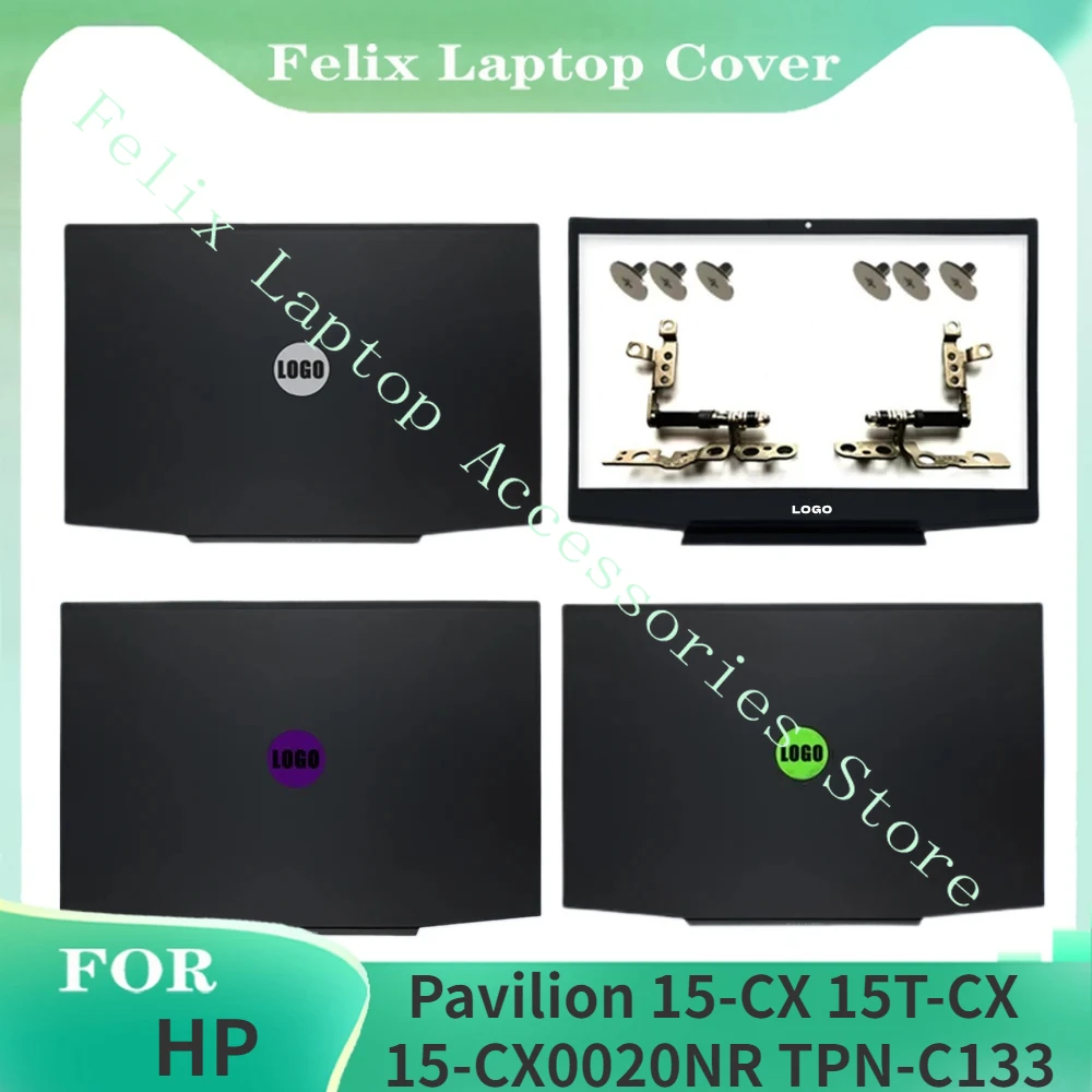 NEW LCD Back Cover For HP Pavilion 15-CX 15T-CX 15-CX0020NR TPN-C133 Laptop Back Case Bezel Front Bezel/LCD Hinges L20314-001