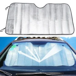 150x80CM Car Window Windshield Snow Ice Sun Shade Anti-UV Protection Front Rear Windshield Block Cover Visor Auto Accessories