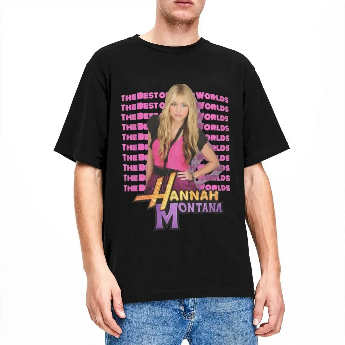 Hannah Montana for Men Women T Shirt singer Merch Leisure Tee Shirt Short Sleeve Crewneck T-Shirts Christmas Present Clothing