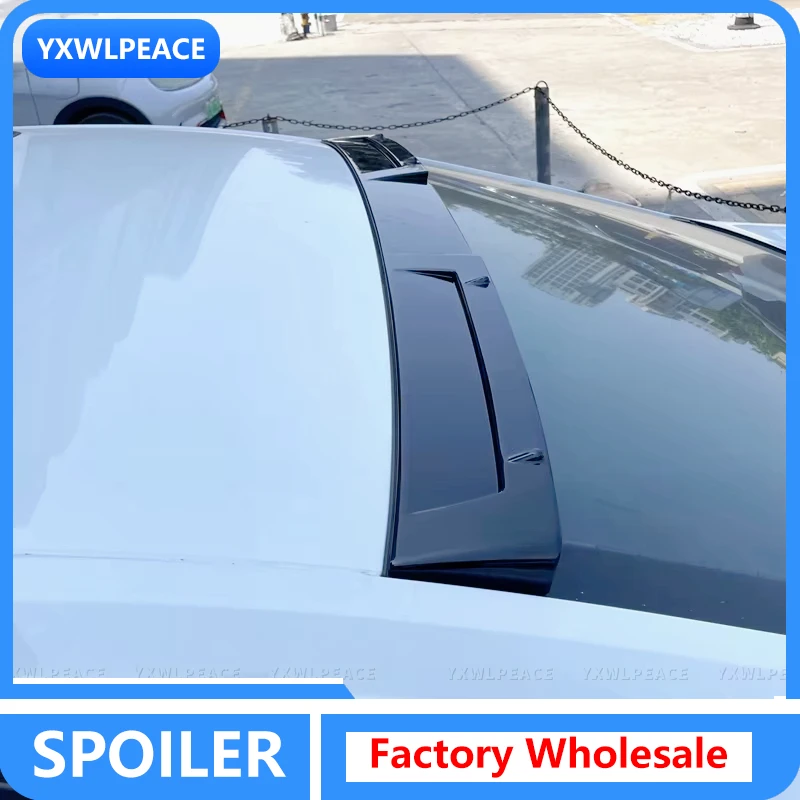 

ABS Gloss Black/Carbon Look Rear Window Roof Spoiler For VW Volkswagen Jetta MK7 2019 2020 2021 2022 2023