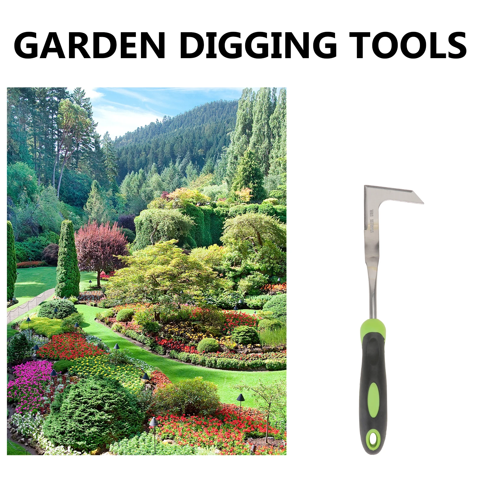 

Multifunctional Weeding Tools Garden Digging Tool Stainless Steel Blade Plastic Handle Manual Landscaping Weeder detachable