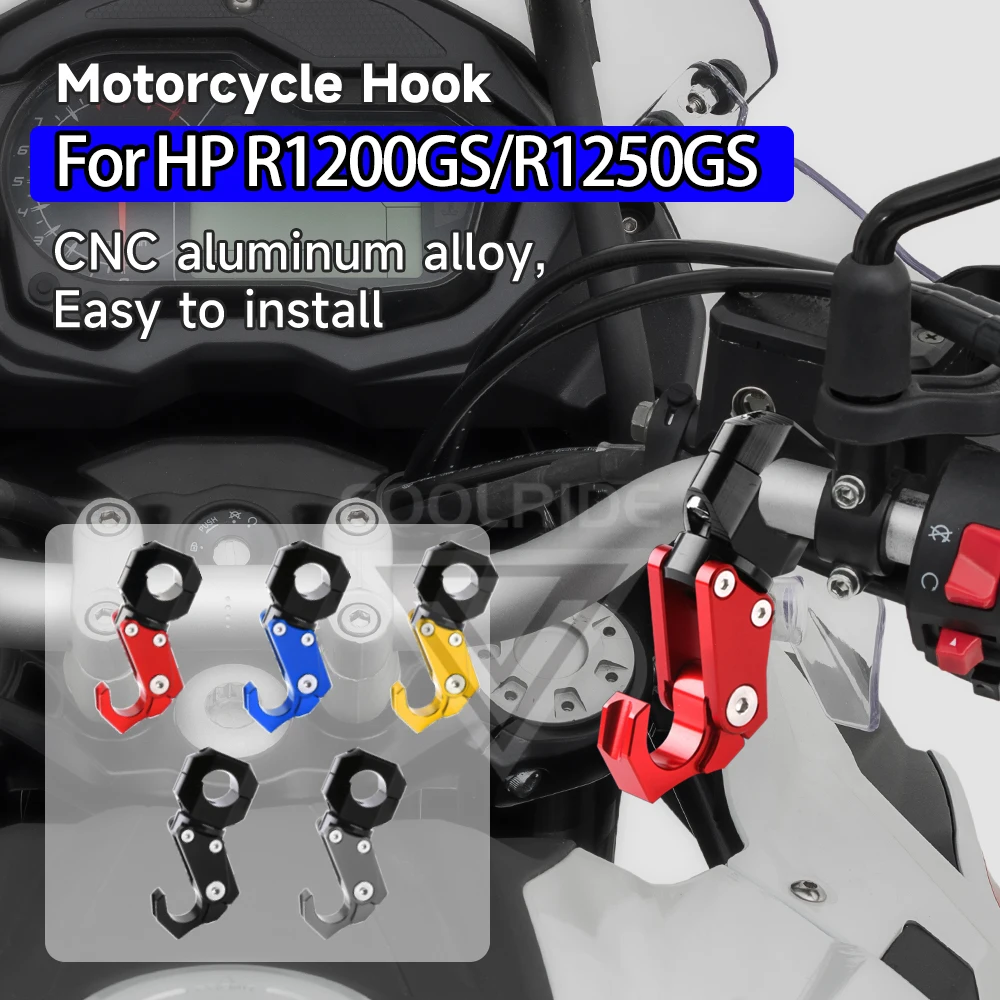 Motorcycle Helmet Hook Aluminum Aolly for BWM R1250GS HP Accessories R1200GS R 1200 1250 GS R1200 R1250 1200GS 1250GS HP