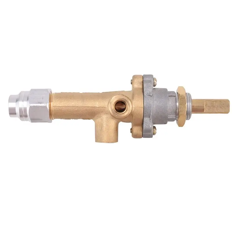 

AEE8-Safety Brass Patio Heater Main Control Valve With Pilot Port Fit For Low Pressure Gas Patio Burner Connection