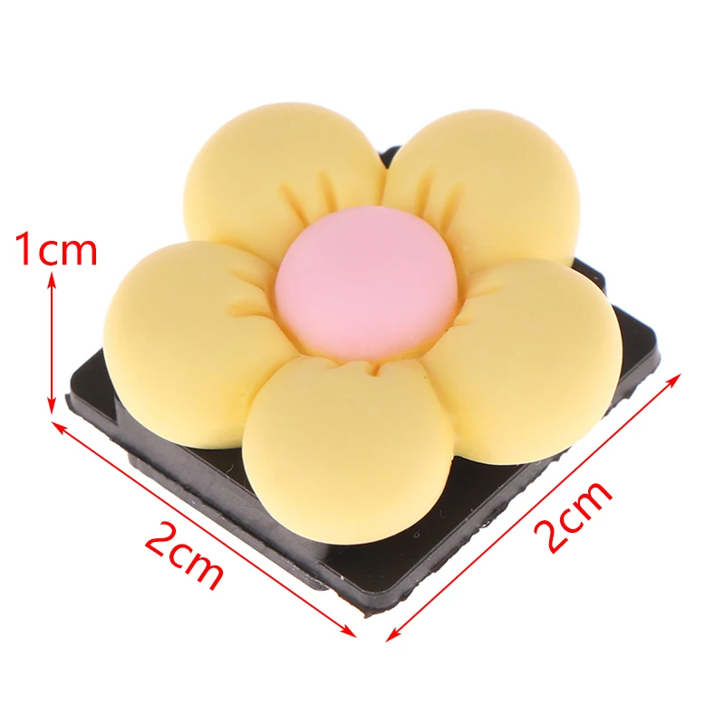 3D Cute Flower Camera Hot Shoe Cover Soft Silicone Universal Flash Protector Cold Shoe Flash Cap Protector For A7C2/A6400