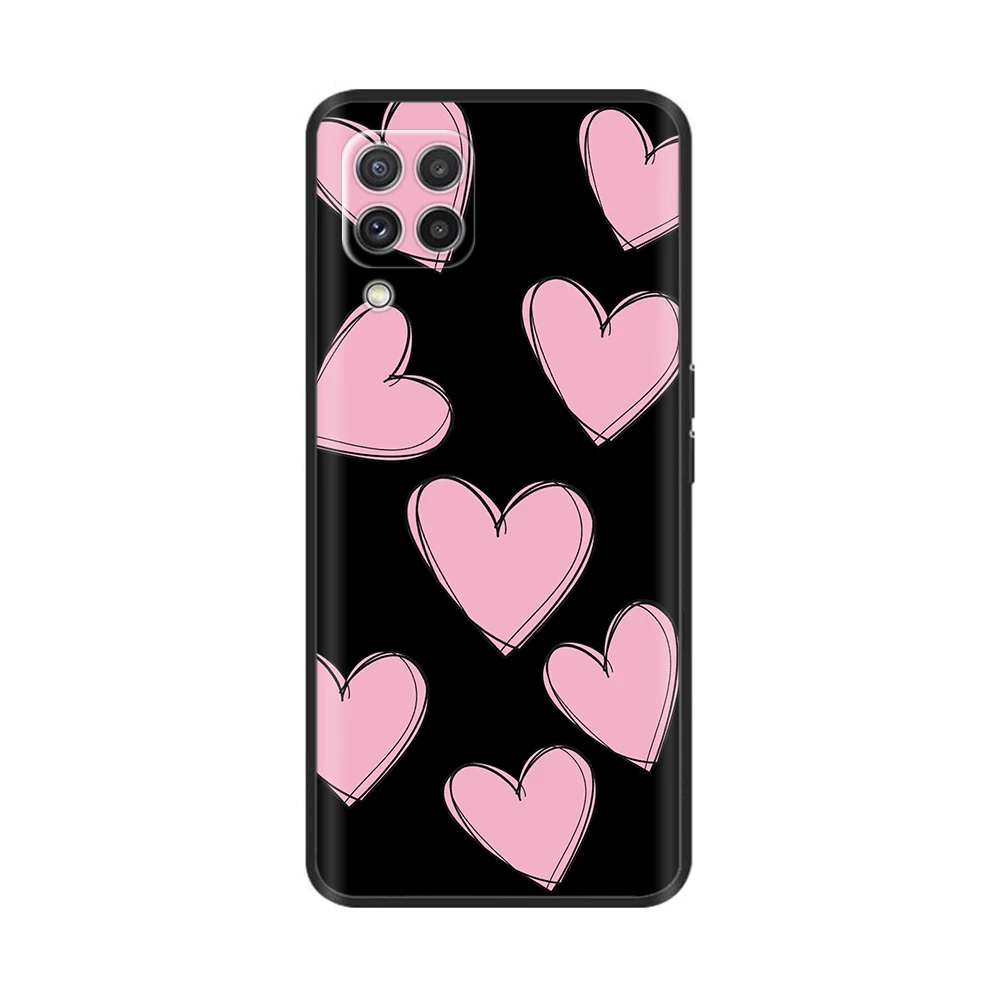 For Samsung A12 Case Flower Cute Soft Silicone Fundas for Samsung Galaxy A12 A 12 SM-A125F a125f Bumper Shockproof Phone Cases