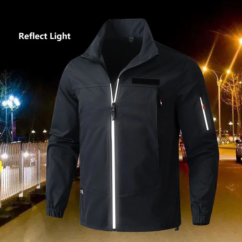 Men Suit  Spring and Autumn  Wear-resisting  Outdoor Work Clothes Elastic Men Sets