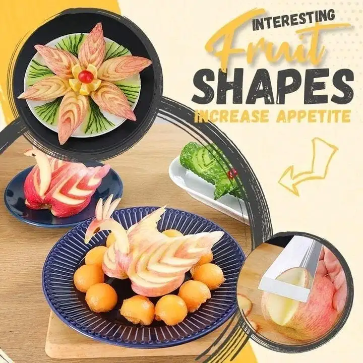 Fruit Carving Knife - DIY Platter Decoration Carving knife fruit triangle push knife paring knife shredder melon grater peeler