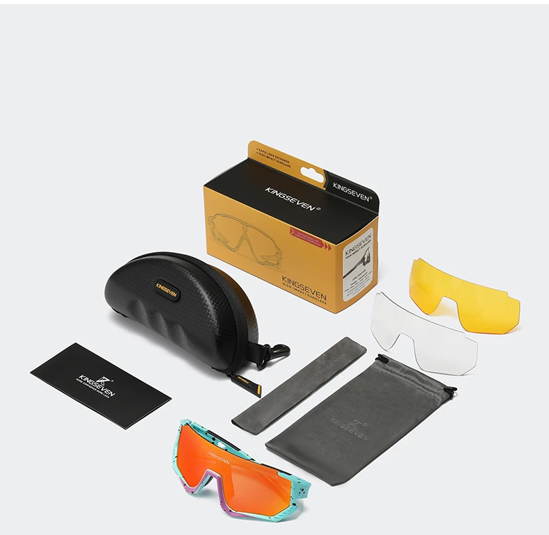 KINGSEVEN Radfahren Sonnenbrille Männer Frauen Mtb Fahrrad Brille UV400 Polarisierte Angeln Schutz Brillen Photochrome Fahrrad Brille – Detail 21