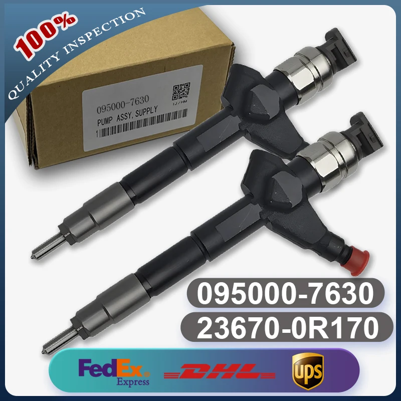 

095000-7630 095000-7640 23670-0R170 23670-09290 Common Rail Injector for Toyota Engine 2AD-FTV Corolla Verso RAV4