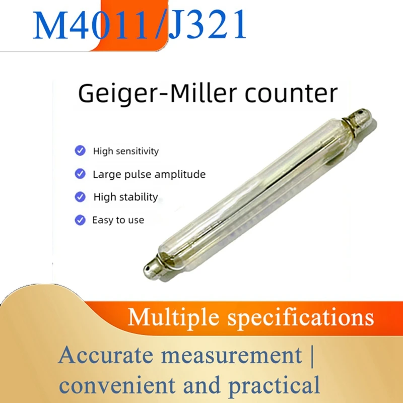 J321 Geiger Muller Tube Counter Hard Beta GM Detectors The Tube For Nuclear Radiation Detector