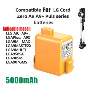 Batterie für LG Zero Cable, 25,55 V, 5000mah, A9 Plus, A905M, A907GMS, A9 Max, A9Master2X, A958, SK, SA -Serie, EAC63758601, EAC63382208 8 Hauptverkauf LG -Batterie - №6