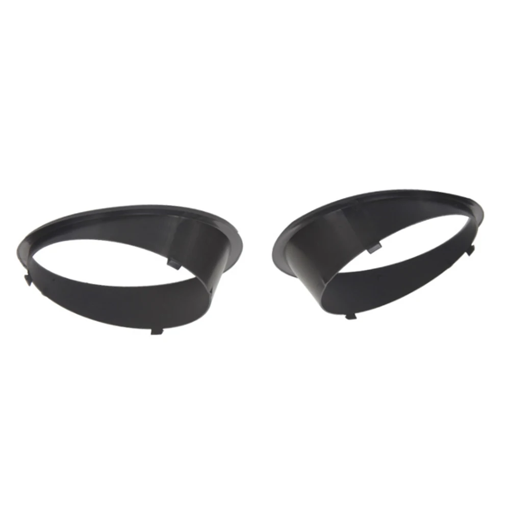 2 قطعة حواف المصباح غطاء الكسوة عاكس الضوء الكسوة ل جيب رانجلر JK 2007 2008 2009 2010 2011 2012 2013 2014 2015 2016 2017