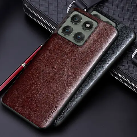 Étui en cuir de luxe pour Motorola Edge 60 50 Fusion Pro Neo Ultra S50 Funda Business couleur unie souple Tup & dur Pc housse de téléphone