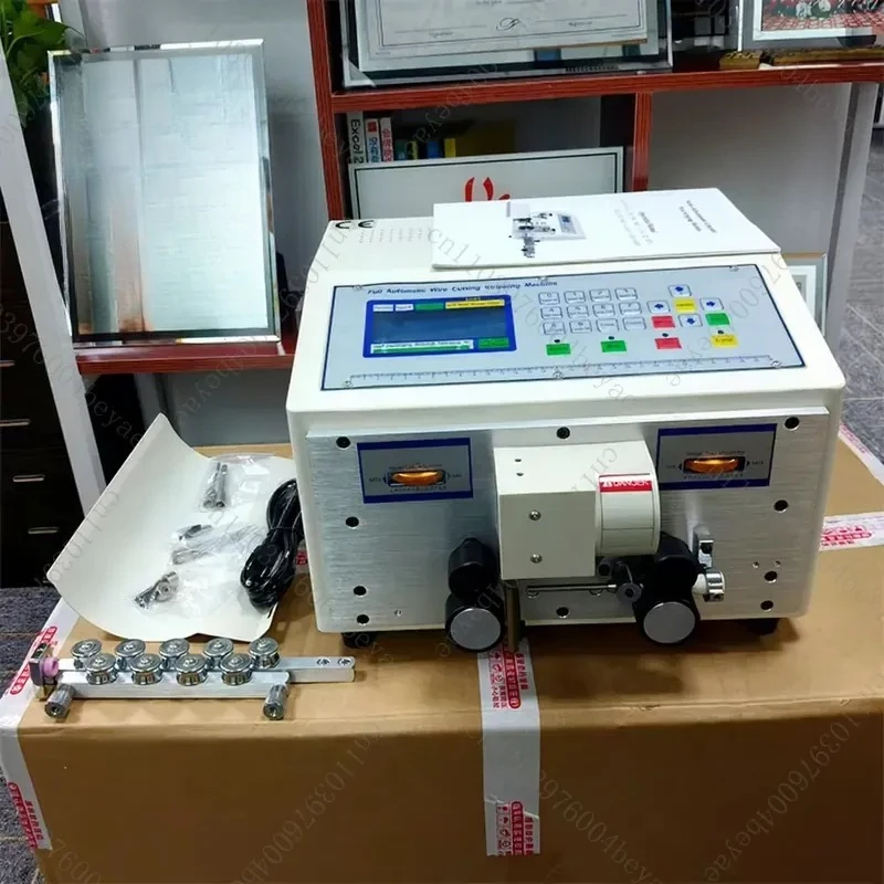 stripping machine SWT-608-CN 2-wheel drive stripper, electric  stripping and cutting machine, wire 0.1mm-2.5mm2