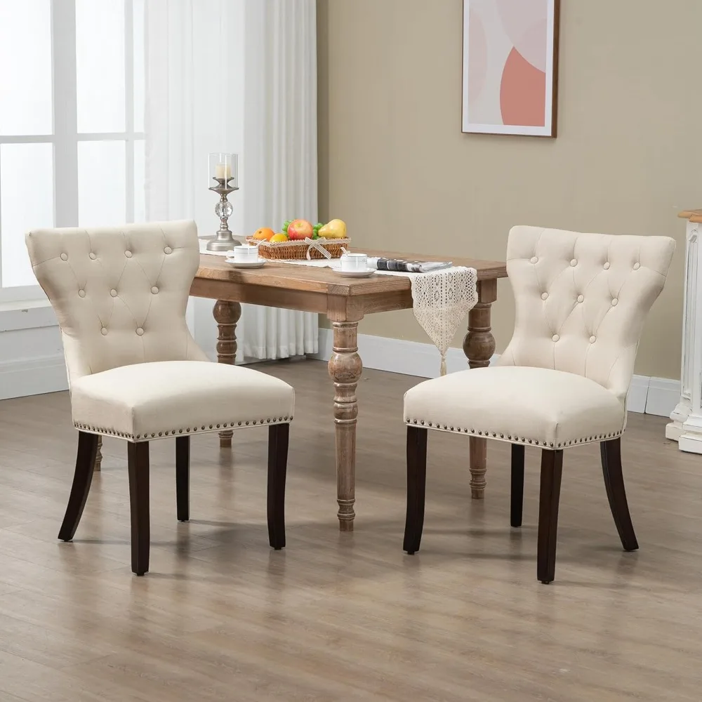 Set Of 2 Fabric Din… - image