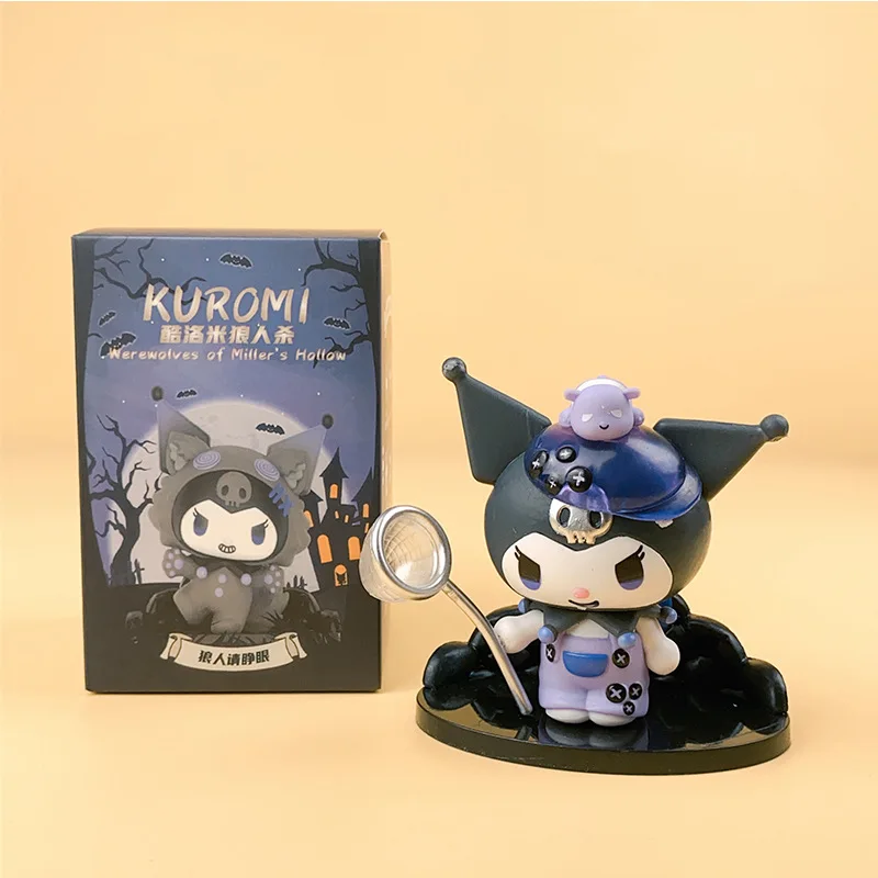 Kuromi Blind Box Werewolf kill Series Action Figure Dolls Anime Figures Surprise Bag Cute Model Fans Collection Toy view 3
