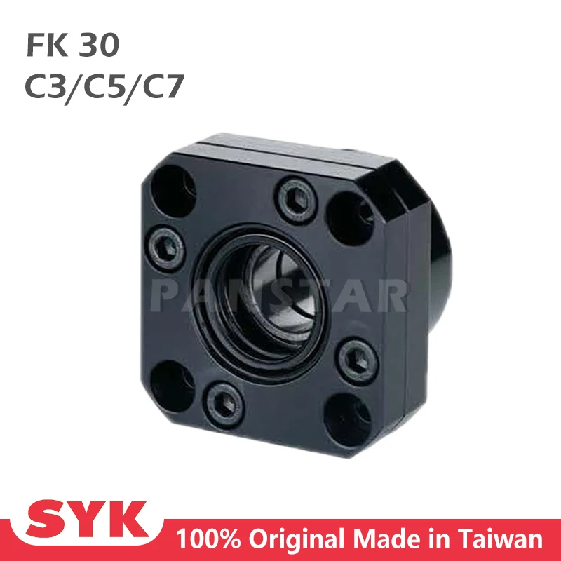 

SYK Professional Support Unit FK30 fixed-side C3 C5 C7 for ballscrew TBI sfu 1204 Premium CNC Parts High Accuracy