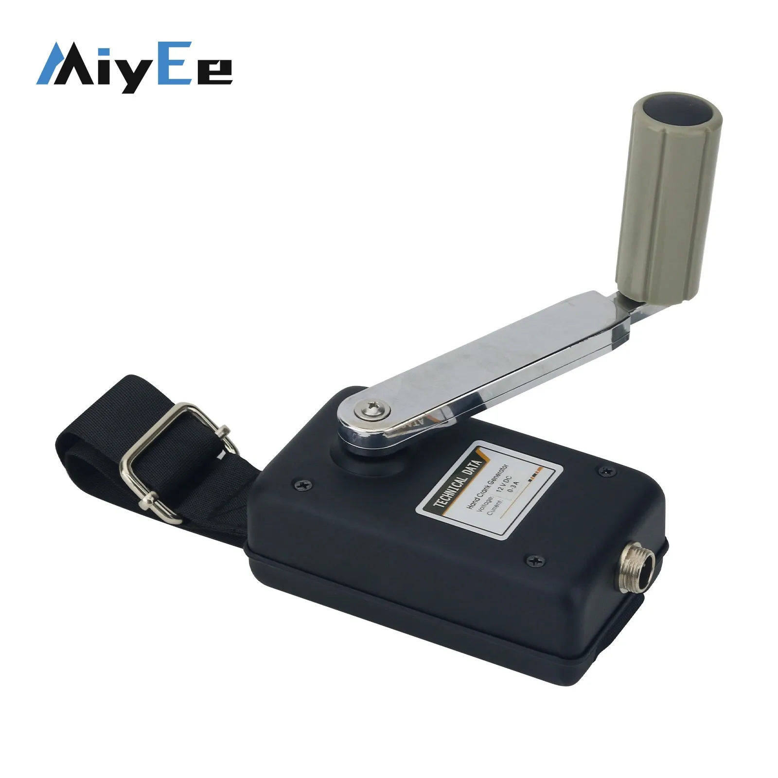 SSD-30W DC12V Output Portable Manual Generator Hand Crank Generator Emergency Power Supply for Storage Battery Charging