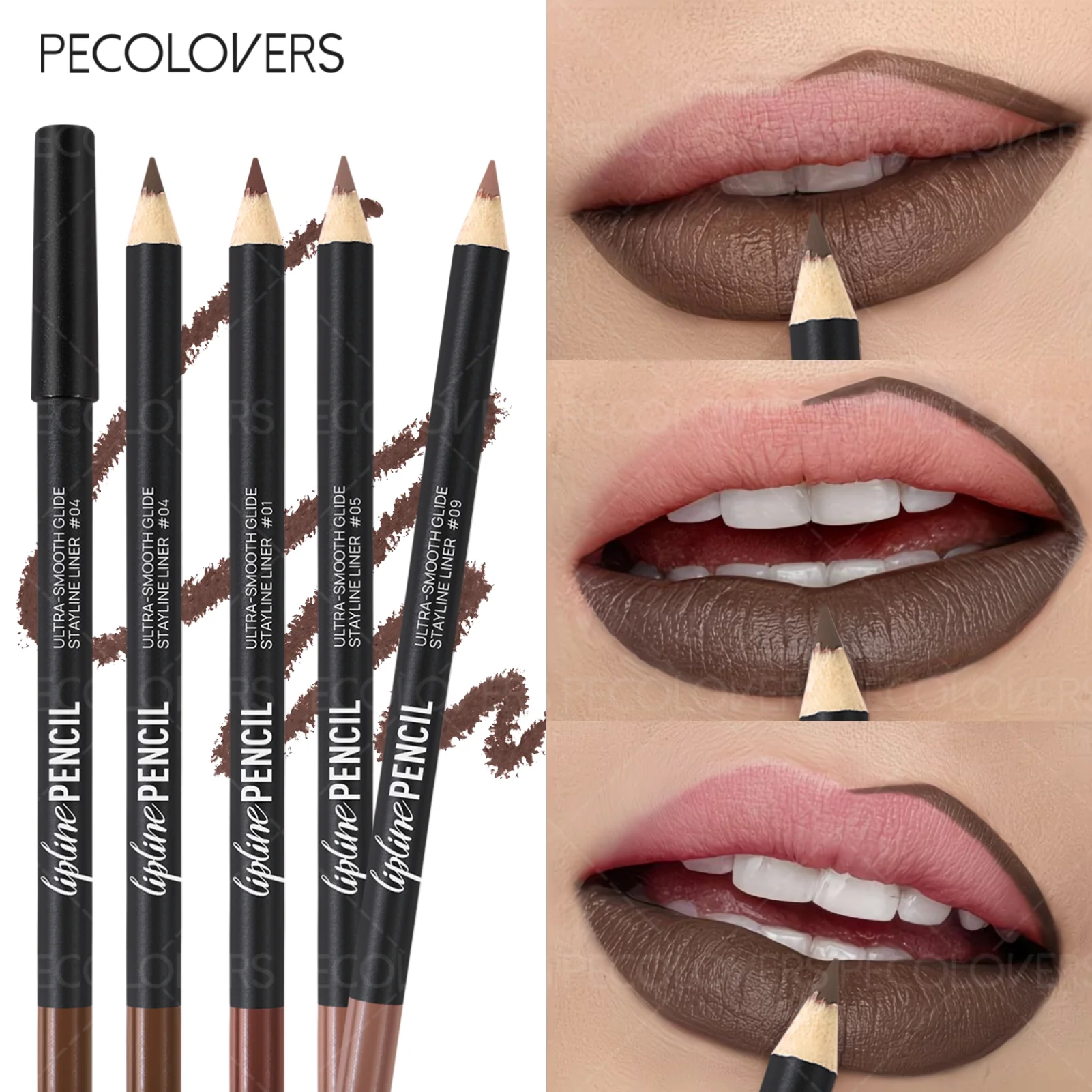 Lip Liner Pencil - 1 шт. матовый бархатный карандаш для
