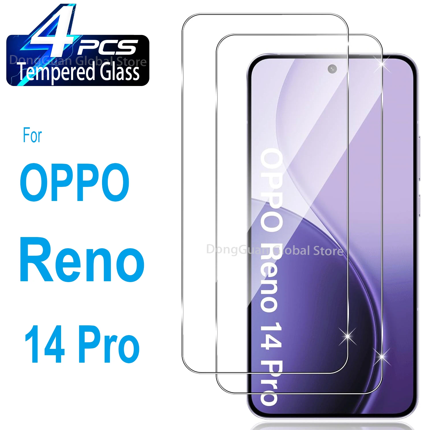 

2/3/4 шт. закаленное стекло для OPPO Reno 14 Pro закаленное стекло защитная пленка для экрана