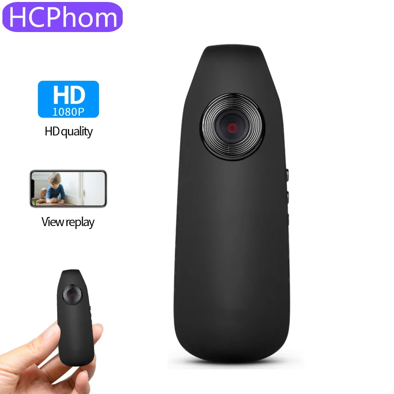 كاميرا يمكن حملها بالجسم مع تسجيل الصوت والفيديو 1080P كشف الحركة كاميرا فيديو POV يمكن ارتداؤها لركوب الدراجات والمشي على الحيوانات الأليفة والسفر