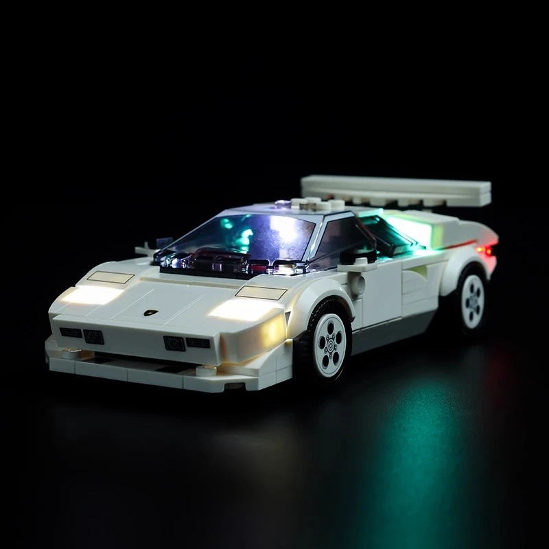 

Комплект светодиодного освещения без моделей, подходящий для LEGO Lamborghini Countach 76908 (не включает строительные блоки)
