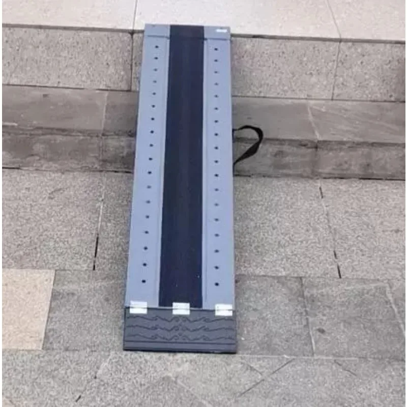 Barrier-free ramp board Motorcycle wheelchair electric vehicle loading artifact up stairs steps ramp board