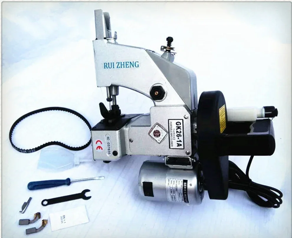 Máquina de selagem elétrica saco geotextil máquina de selagem GK26-1A embalagem lona saco tecido portátil máquina selagem 220v/110v
