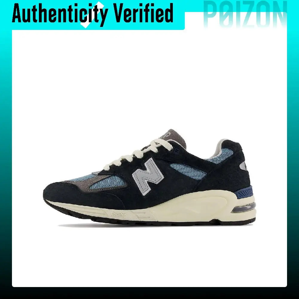 New Balance NB 990 V2 Running Shoes Unisex Low-top Blue/Gray/White M990TB2