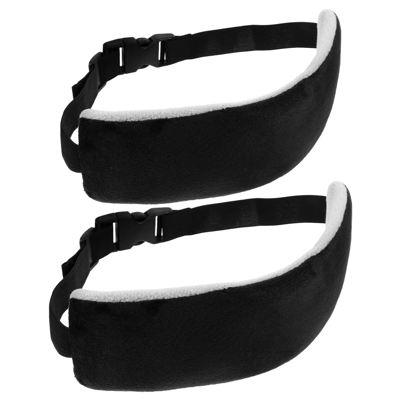 2Pcs for Airplane Travel Sleeping Comfort Head Support Band Adjustable Soft Skin Friendly Portable Compact