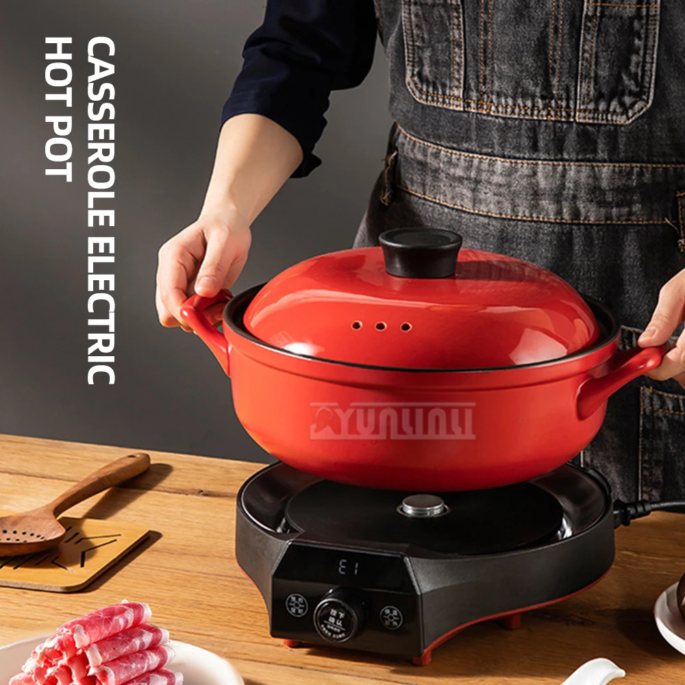 

Ceramic Electric Hot Pot Household Multifunctional Cooking Machine 5L Split Type Soup Clay Pot