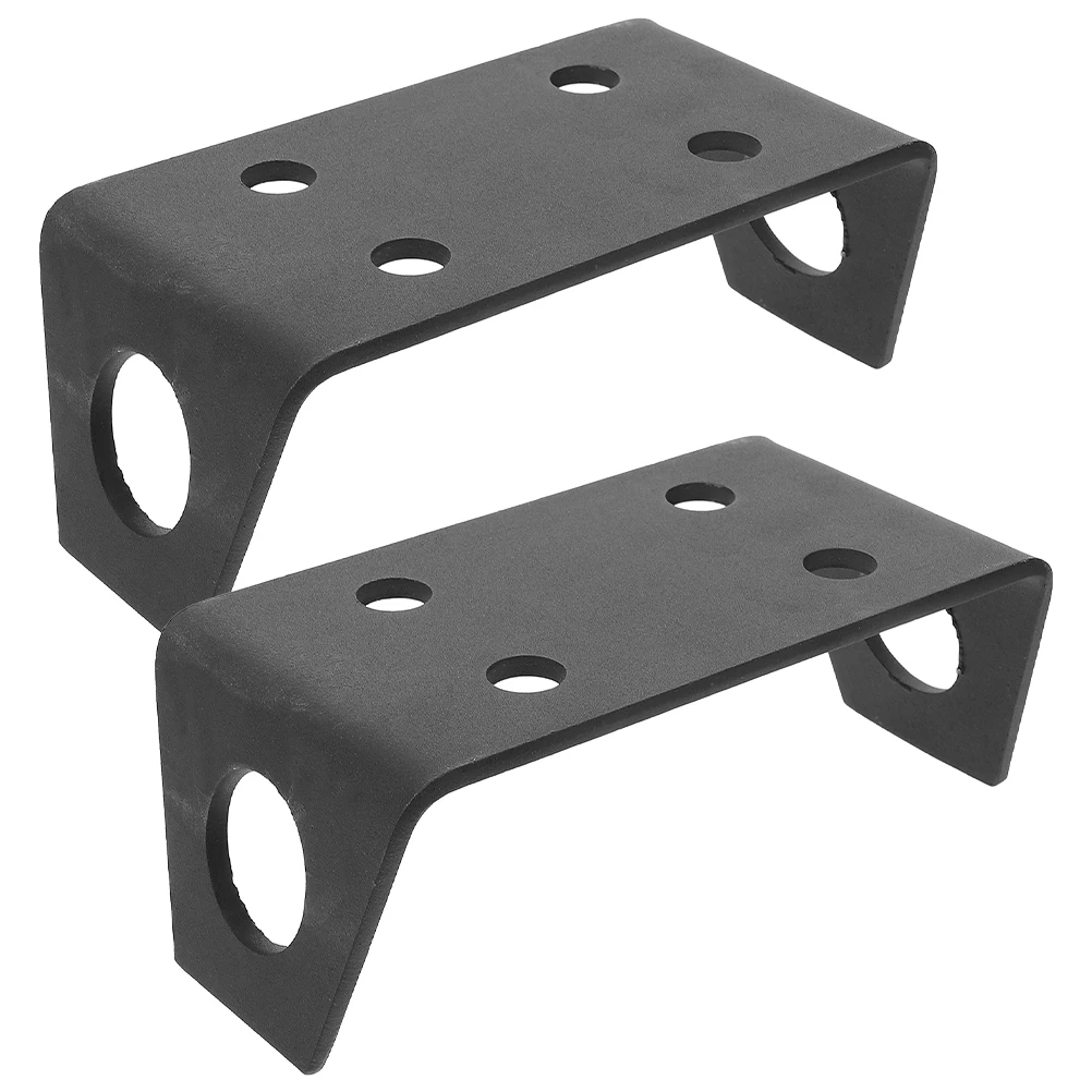 

2pcs Trailer Hook Gaskets Heavy Duty Winch Mount Bracket Metal Plates for ATV Truck Off road Smooth Easy Install Sturdy