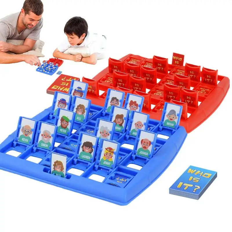 Family Memory Guessing Game Guess Who I am Kids Funny Montessori Antistress Toy Gift Classic Board Interactive Party Game