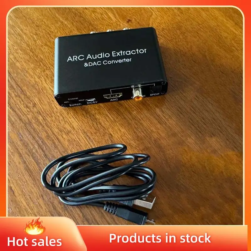 192 Khz ARC Audio Extractor DAC Digitale Toanaloge Audio Converter ARC Tooptical/SPDIF Coaxiale Stereo L/R 3.5mm