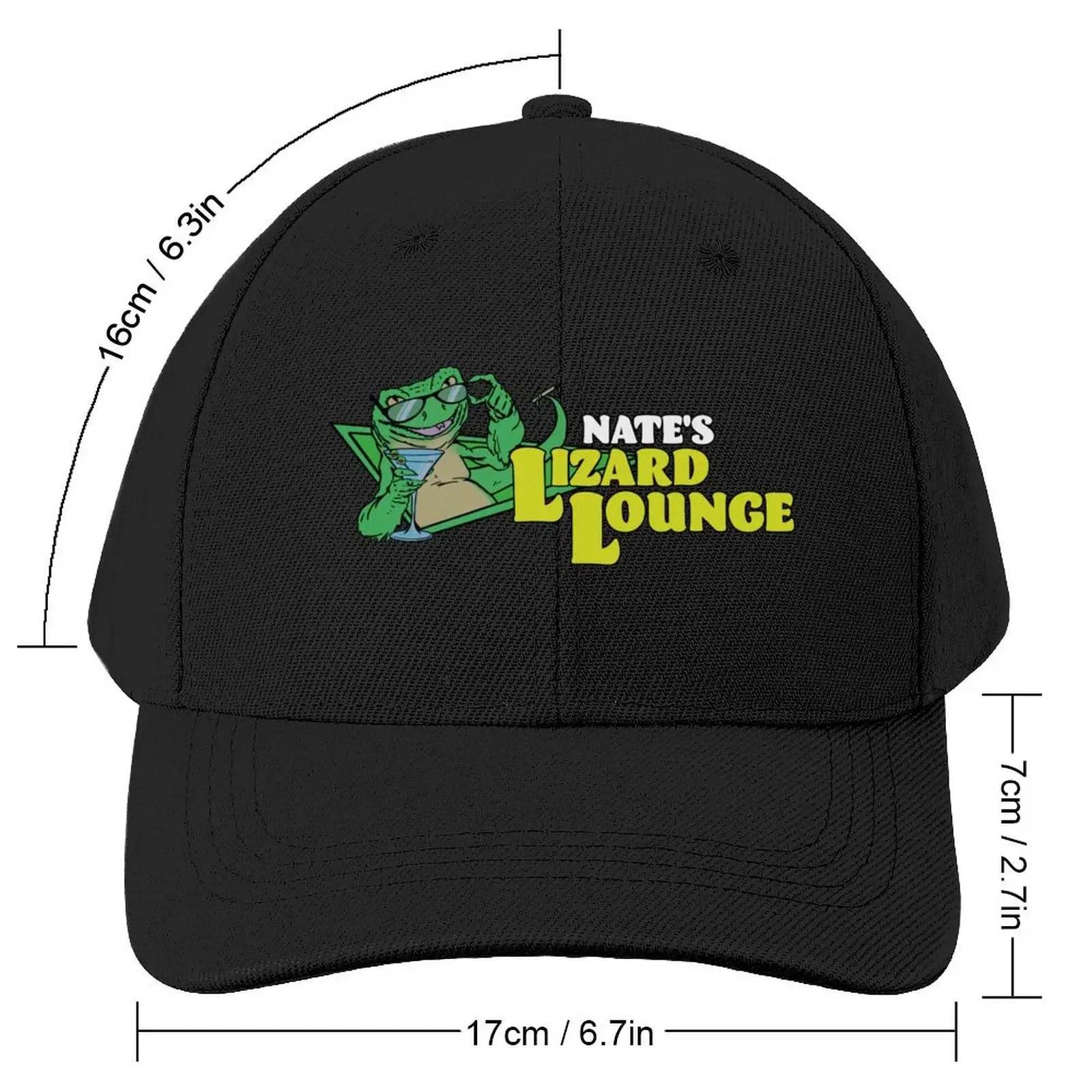 Nate's Lizard Lounge (The Rehearsal) Baseball Cap fishing hat Luxury Man Hat Women's Beach Outlet Men's