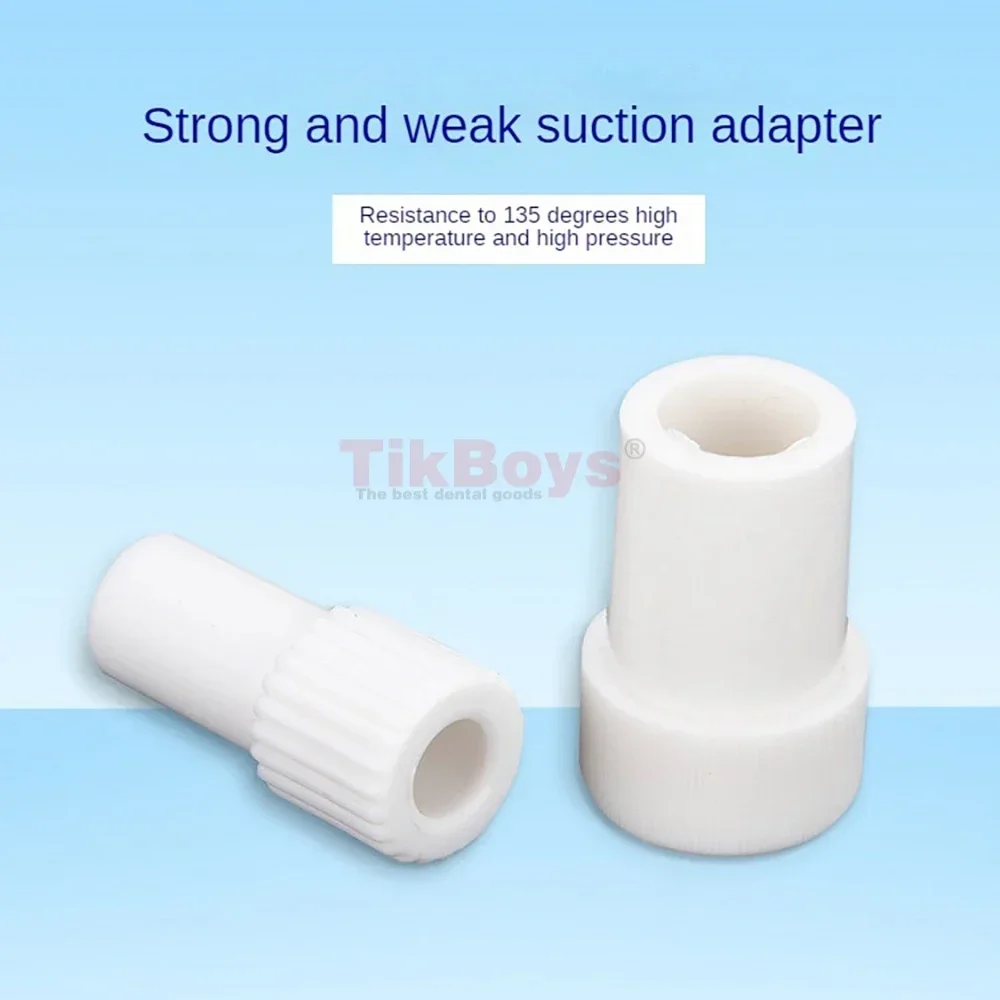 2 Pcs Dental Suction Tube Adapter Saliva Rotary Ejector Converter Autoclaved Suitable for Dentist Disposable Surgical Equipment