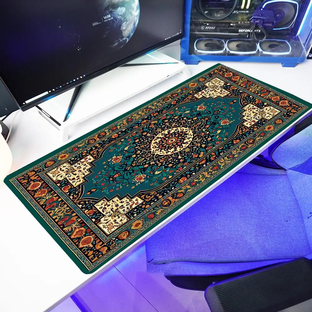 new non-slip mat plaid mat Large Rubber Anti-slip PC Desk Accessories Office Keyboard Decor Mat Competition E-sports material