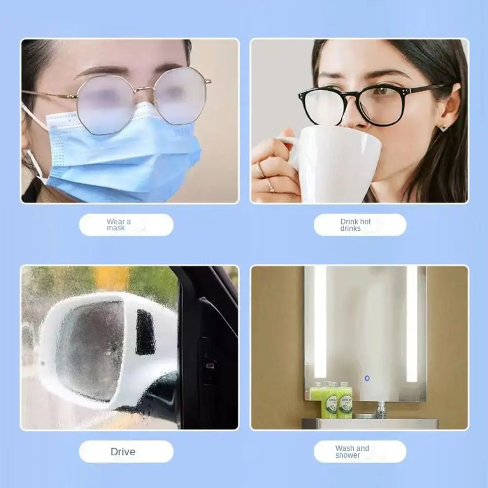 Disposable Eyeglass Cleaning Pads Anti-fog Glasses Wipes Lens Cleaning Cloth Mobile Phone Screen Wipes