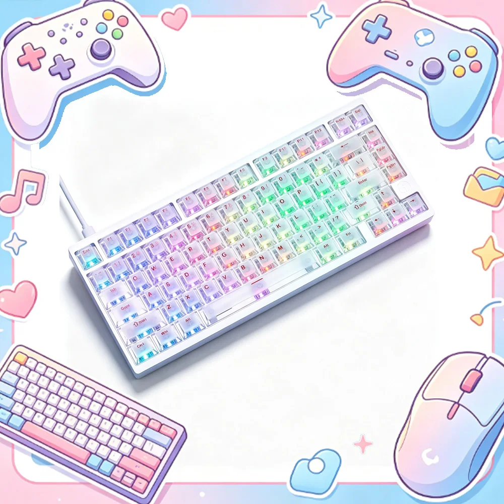 IROK MG75V2 Aluminum Body Gaming Keyboard Magnetic Axis Switches 8k Hz CNC RT0.001 Level 67 Waterproof Mechanical Keyboard Gifts